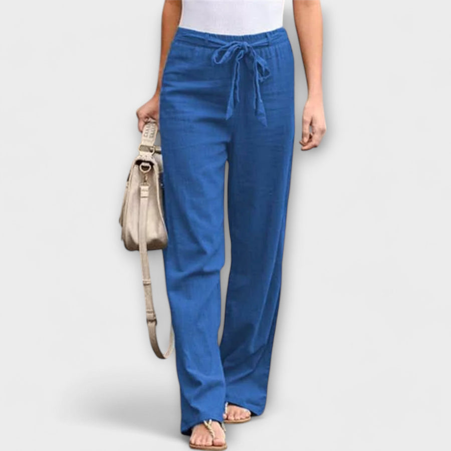 Loreen | Pantalones de lino ligeros