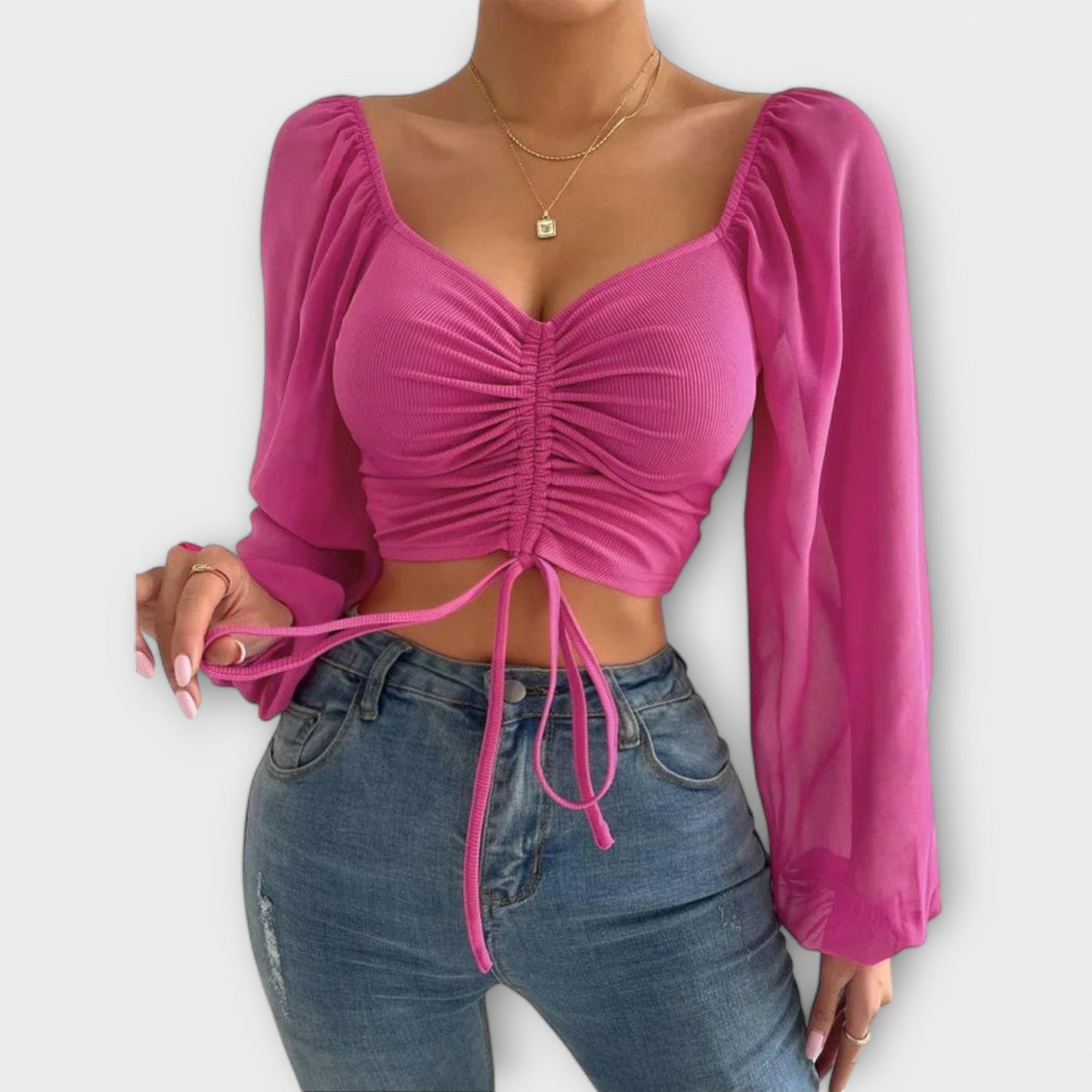 Jacqueline | Blusa de Noche Versátil