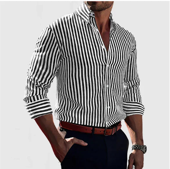 Rivan | Camisa de rayas elegante para hombre