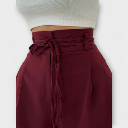 Jill | Pantalones de Ocio Con Cordones