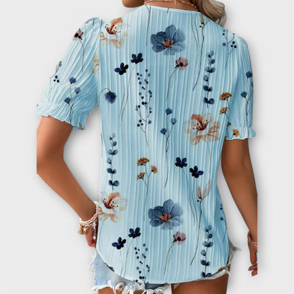 Emily | Blusa de moda con escote en V