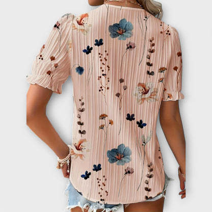 Emily | Blusa de moda con escote en V
