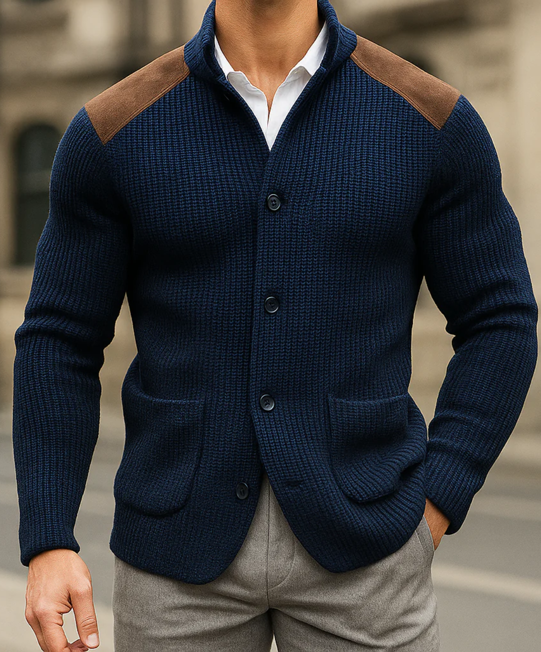 GONZALO | BLAZER DE PUNTO TEXTURIZADO