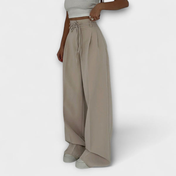 Jill | Pantalones de Ocio Con Cordones