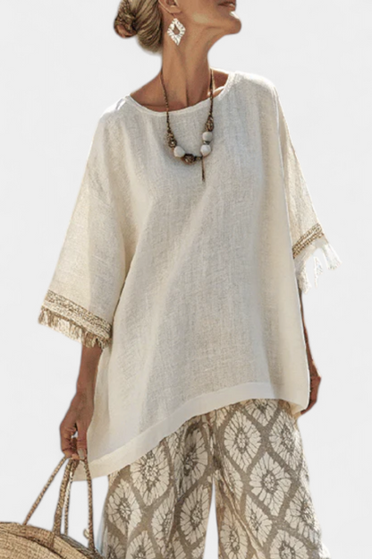 Ilaria | Top sofisticado y pantalones informales