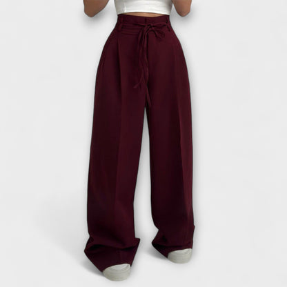 Jill | Pantalones de Ocio Con Cordones