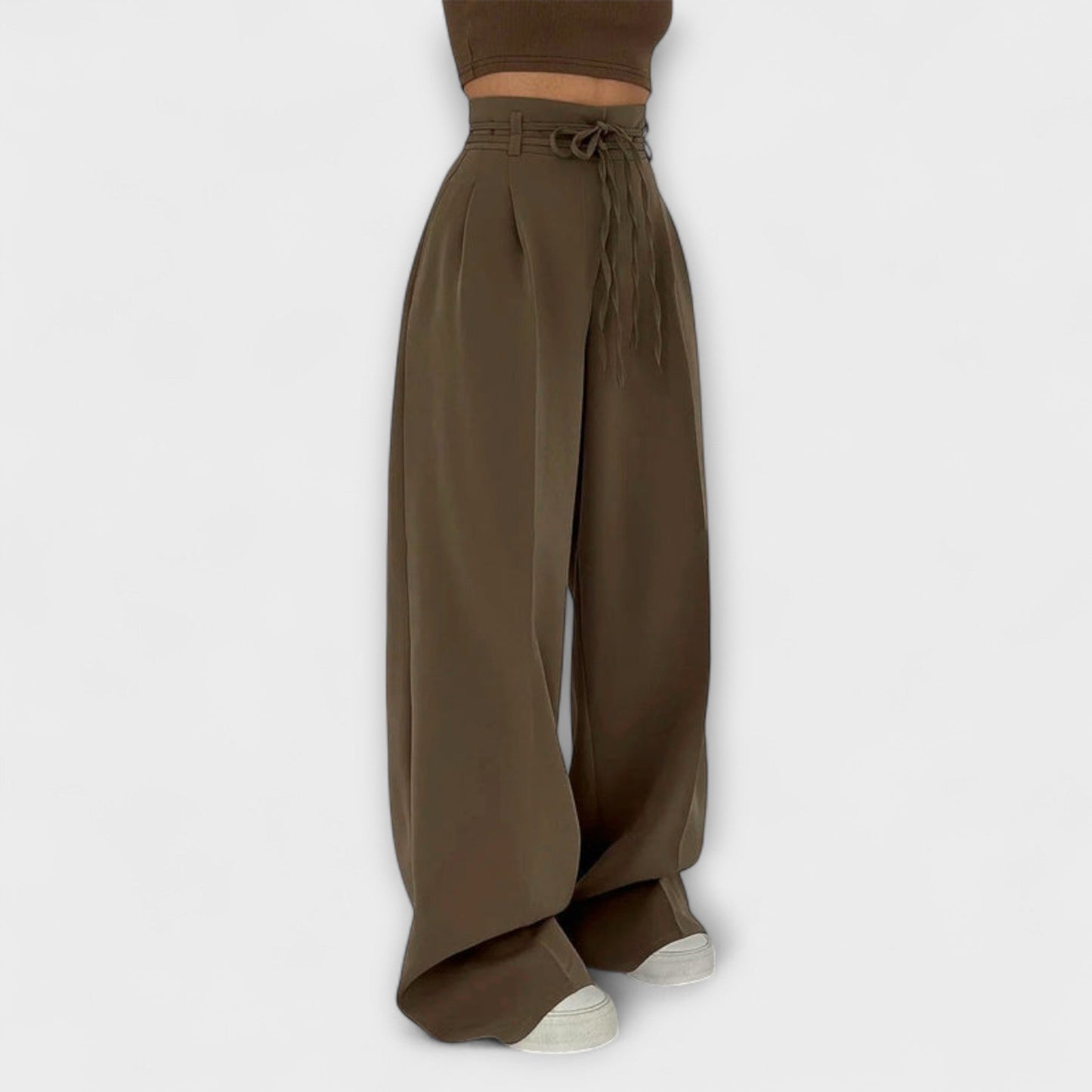 Jill | Pantalones de Ocio Con Cordones