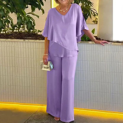 Amariel | Conjunto elegante manga murciélago