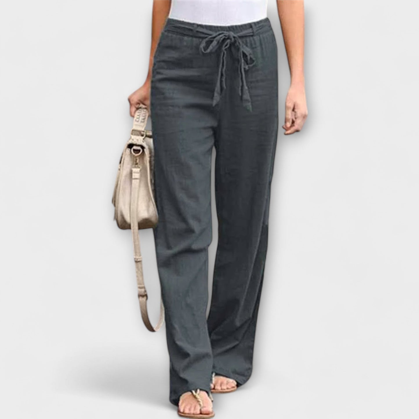 Loreen | Pantalones de lino ligeros