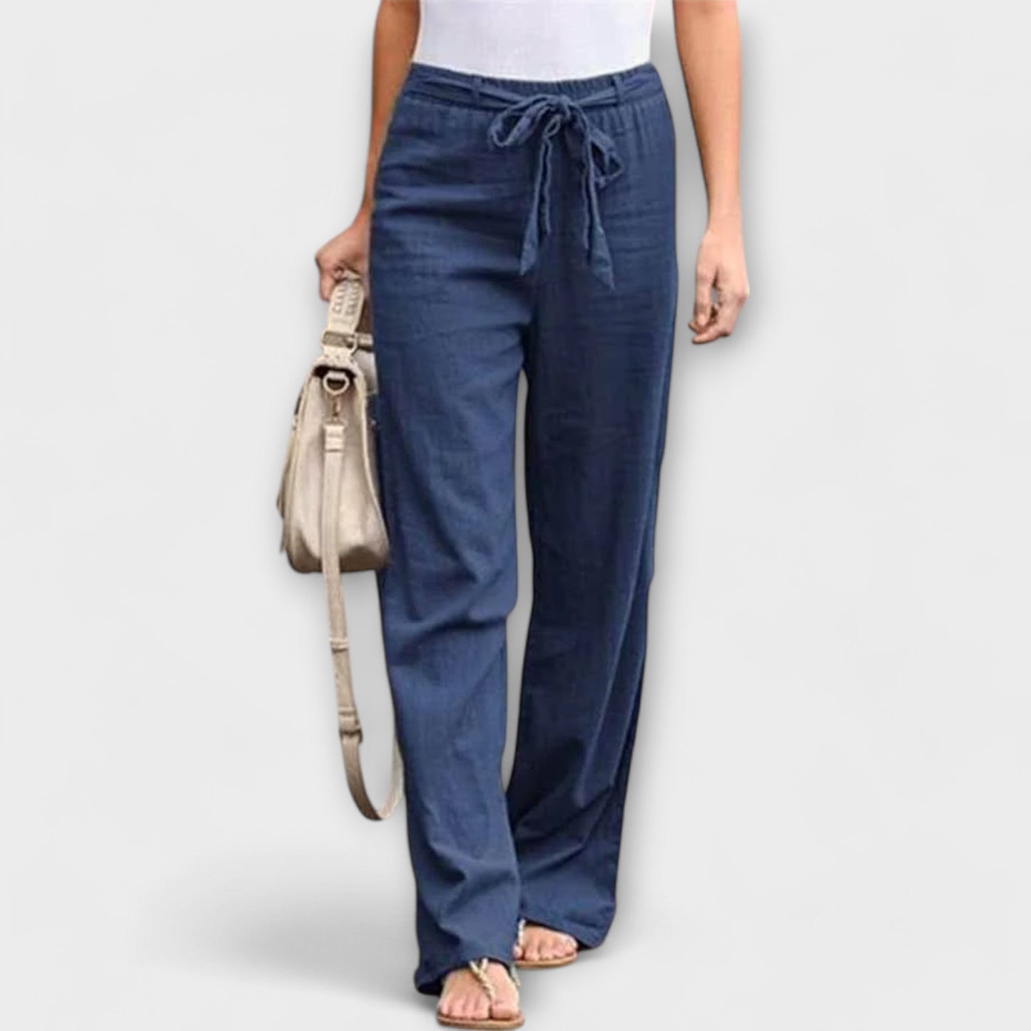 Loreen | Pantalones de lino ligeros