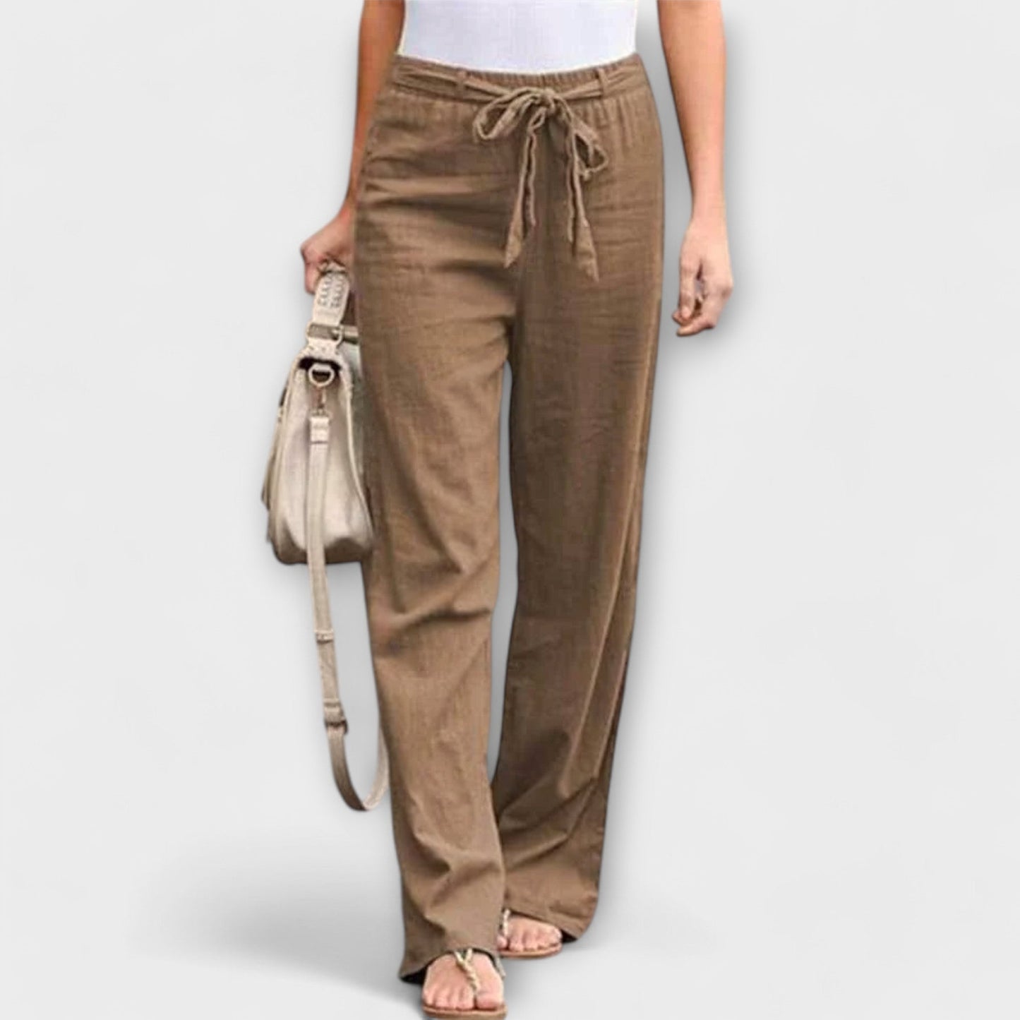 Loreen | Pantalones de lino ligeros