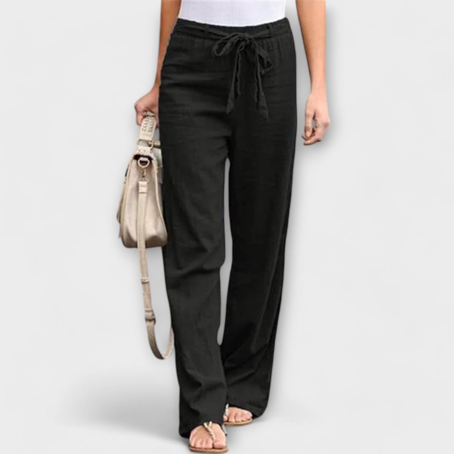 Loreen | Pantalones de lino ligeros