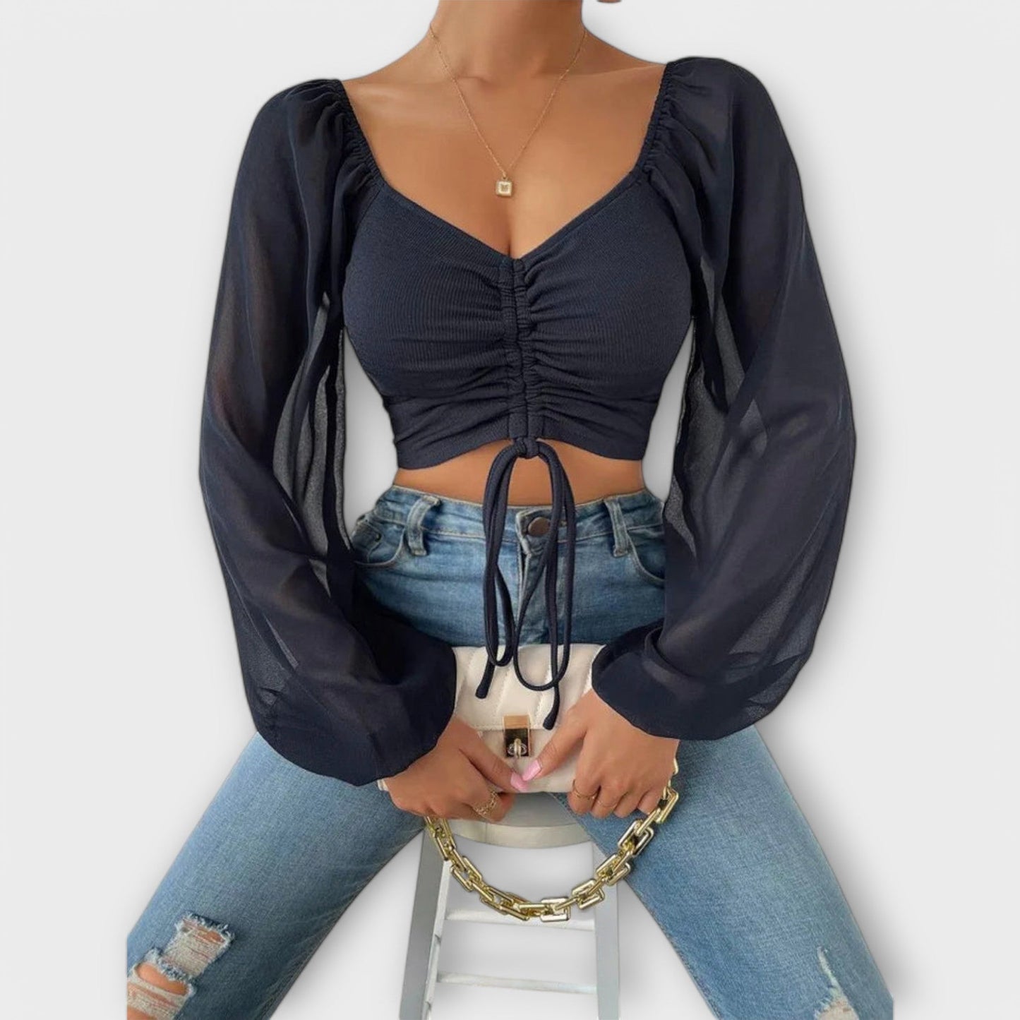 Jacqueline | Blusa de Noche Versátil