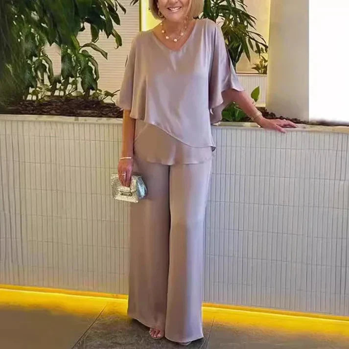 Amariel | Conjunto elegante manga murciélago