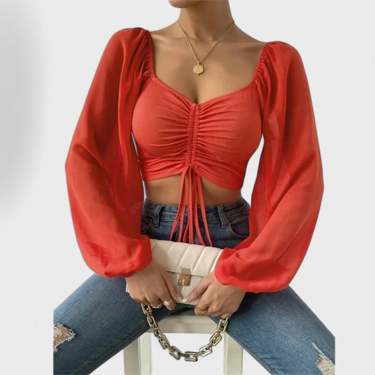 Jacqueline | Blusa de Noche Versátil