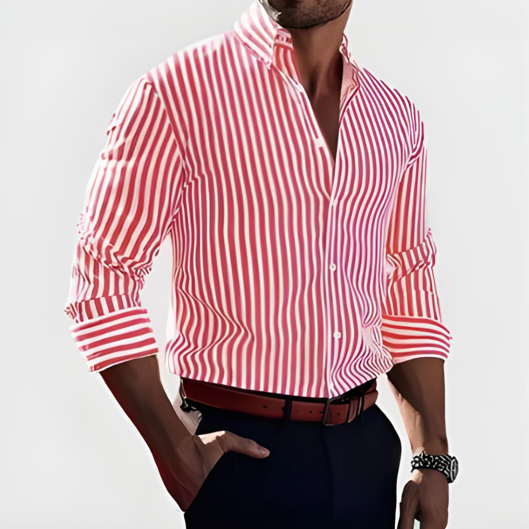 Rivan | Camisa de rayas elegante para hombre