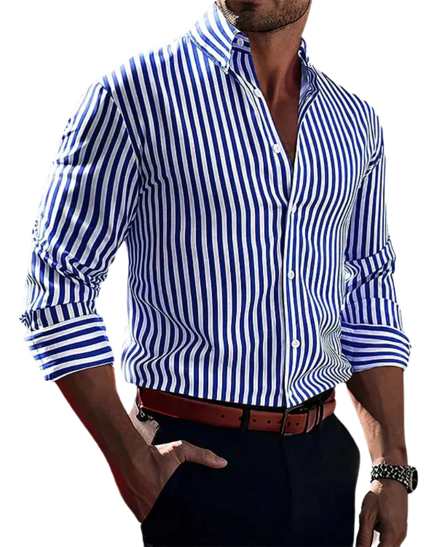 Rivan | Camisa de rayas elegante para hombre
