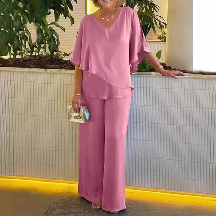 Amariel | Conjunto elegante manga murciélago