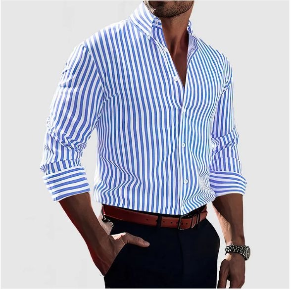 Rivan | Camisa de rayas elegante para hombre