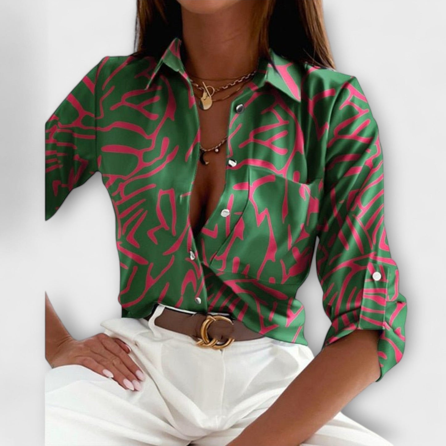 Celya | Blusa con cuello clásico