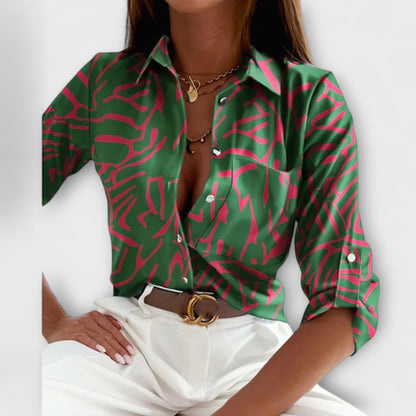 Celya | Blusa con cuello clásico