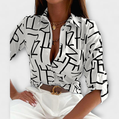 Celya | Blusa con cuello clásico