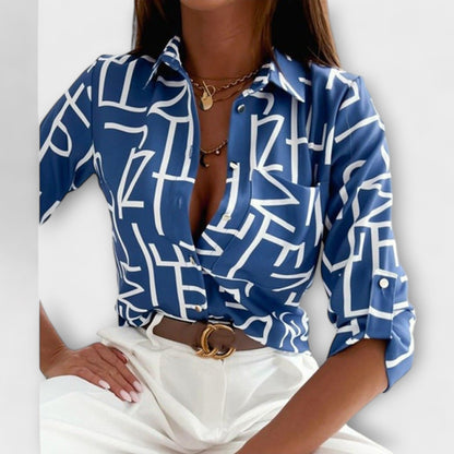 Celya | Blusa con cuello clásico