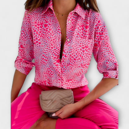 Celya | Blusa con cuello clásico