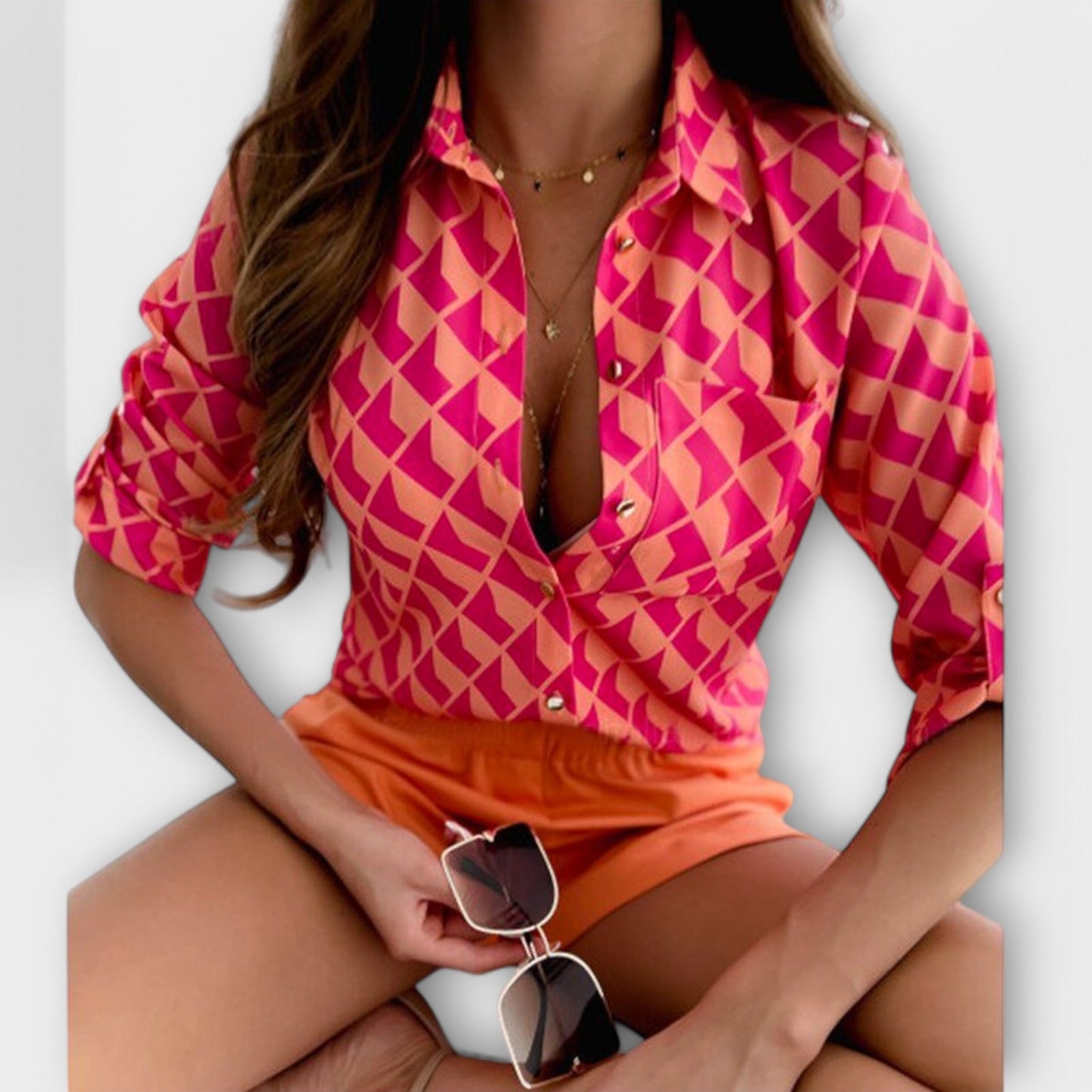 Celya | Blusa con cuello clásico